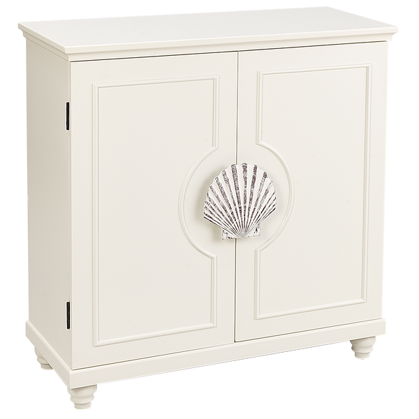 Martinique Accent Cabinet - White - Atlantic Fine Furniture Inc