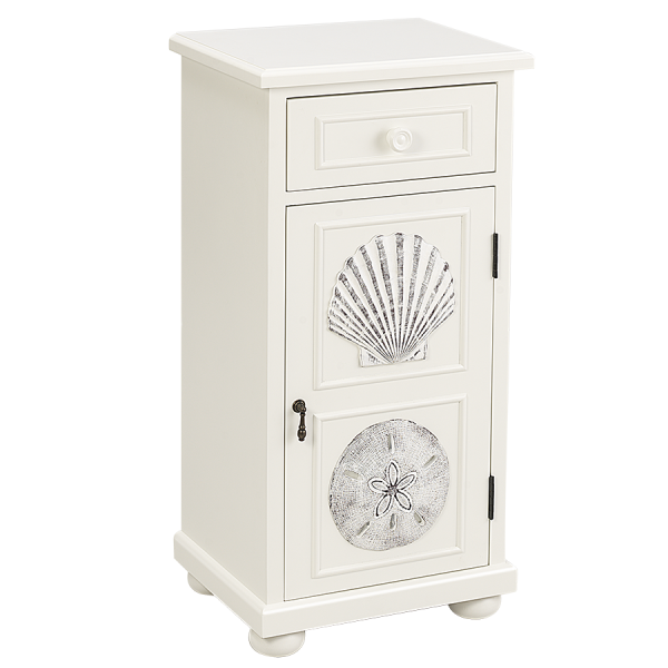 Panama Accent Cabinet - White - Atlantic Fine Furniture Inc