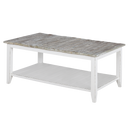 Key Largo Rectangular Cocktail Table - Boardwalk - Atlantic Fine Furniture Inc