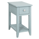Palm Island Chairside Table - Glacier Blue - Atlantic Fine Furniture Inc