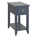 Palm Island Chairside Table - Navy - Atlantic Fine Furniture Inc