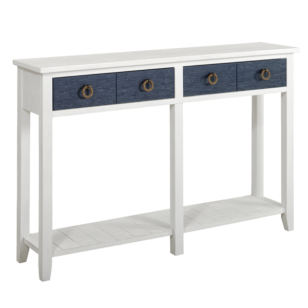 Palm Island Entry Table - Navy - Atlantic Fine Furniture Inc