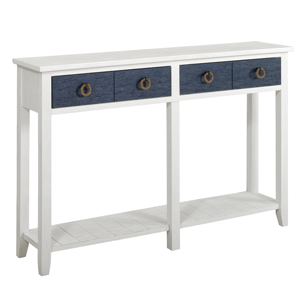 Palm Island Entry Table - Navy