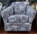 Custom Swivel Glider Barrel Chair - Atlantic Fine Furniture Inc