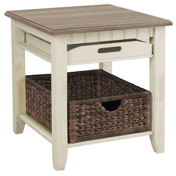 Santa Rosa End Table - Urban Grey Top - Atlantic Fine Furniture Inc