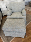 Custom Swivel Glider- Skirted Chair - Atlantic Fine Furniture Inc