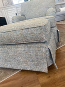 Custom Skirted Ottoman - Atlantic Fine Furniture Inc