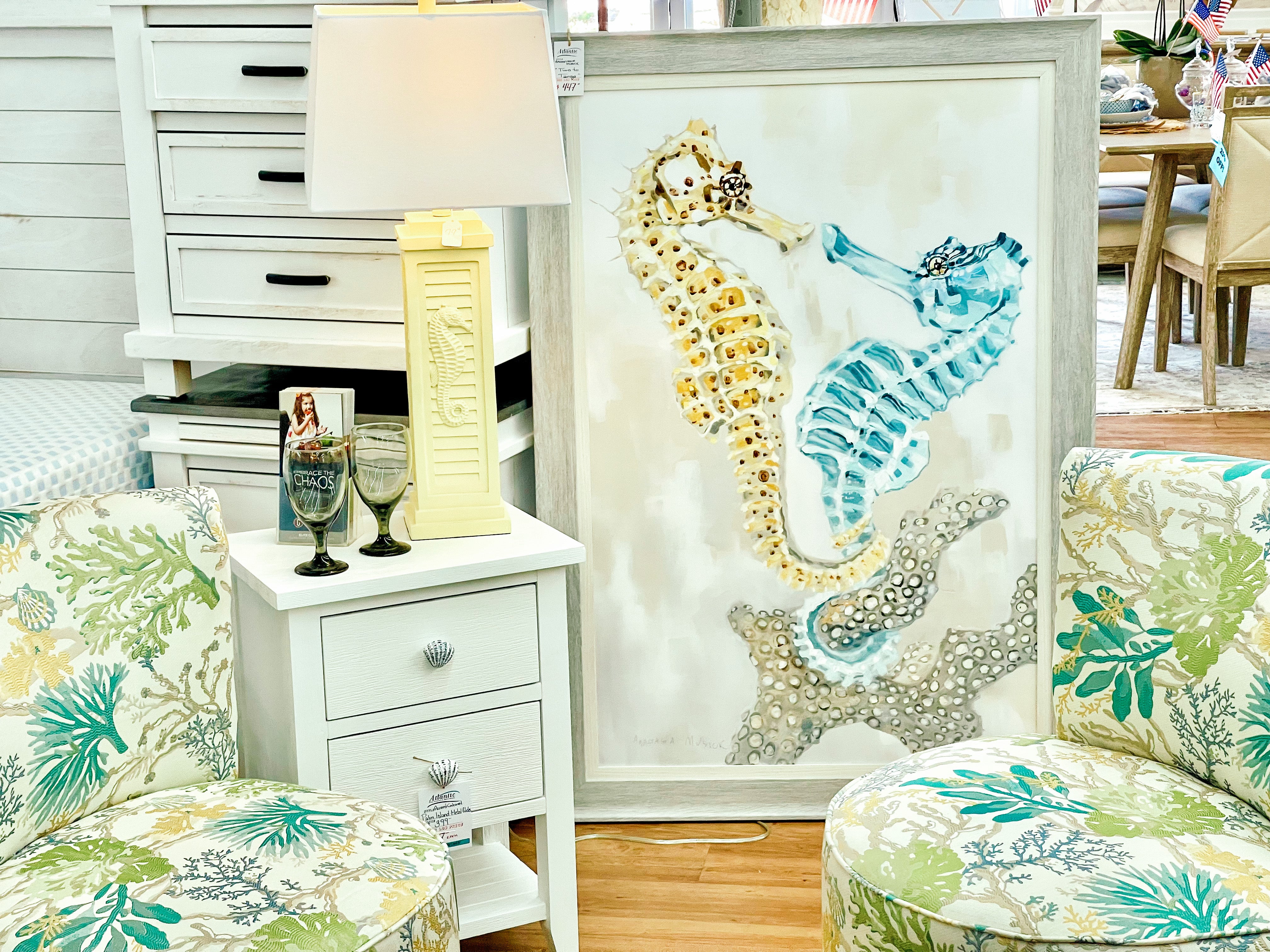 Two to Tango -Coastal Art - Oversized - Atlantic Fine Furniture Inc