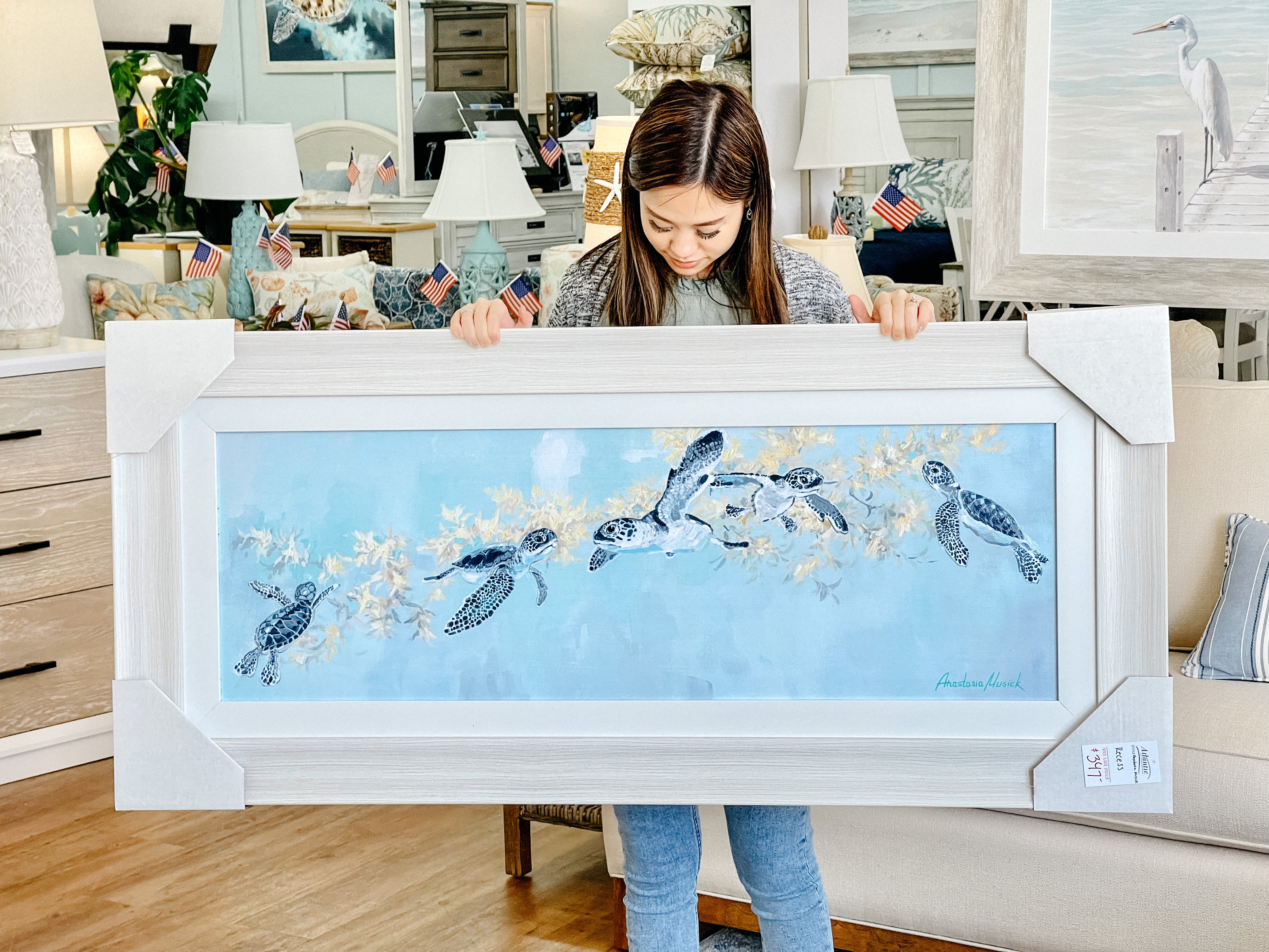 Recess - Coastal Art - Large - Atlantic Fine Furniture Inc