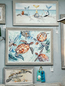 Turtle Palm - Coastal Art - Extra Large - Atlantic Fine Furniture Inc