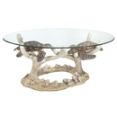 Turtle Sealife Natural Cocktail Table - Atlantic Fine Furniture Inc