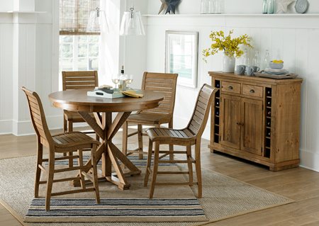 Willow Counter Dining Set Distressed Pine