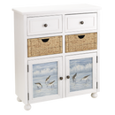 Hudson Island Cabinet with Optional Cabinet Inserts - Atlantic Fine Furniture Inc