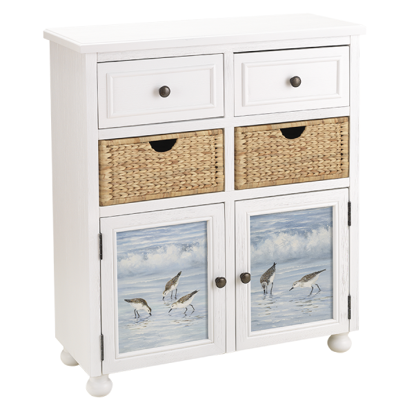 Hudson Island Cabinet with Optional Cabinet Inserts - Atlantic Fine Furniture Inc