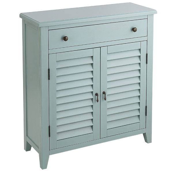 Plantation Accent Cabinet - Glacier Blue - Atlantic Fine Furniture Inc