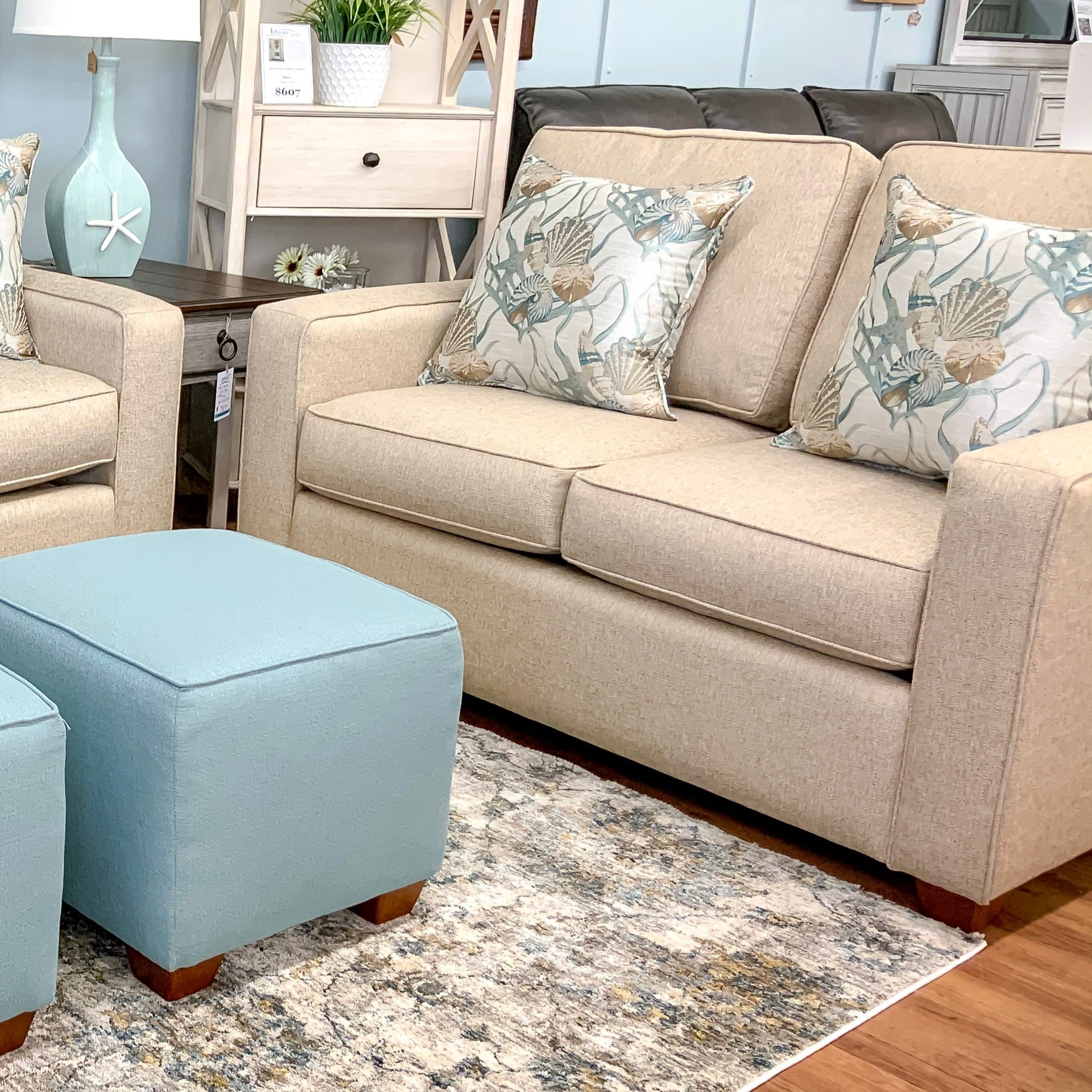 Custom Track Arm Loveseat - Atlantic Fine Furniture Inc