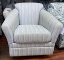 Custom Swivel Glider Barrel Chair - Atlantic Fine Furniture Inc
