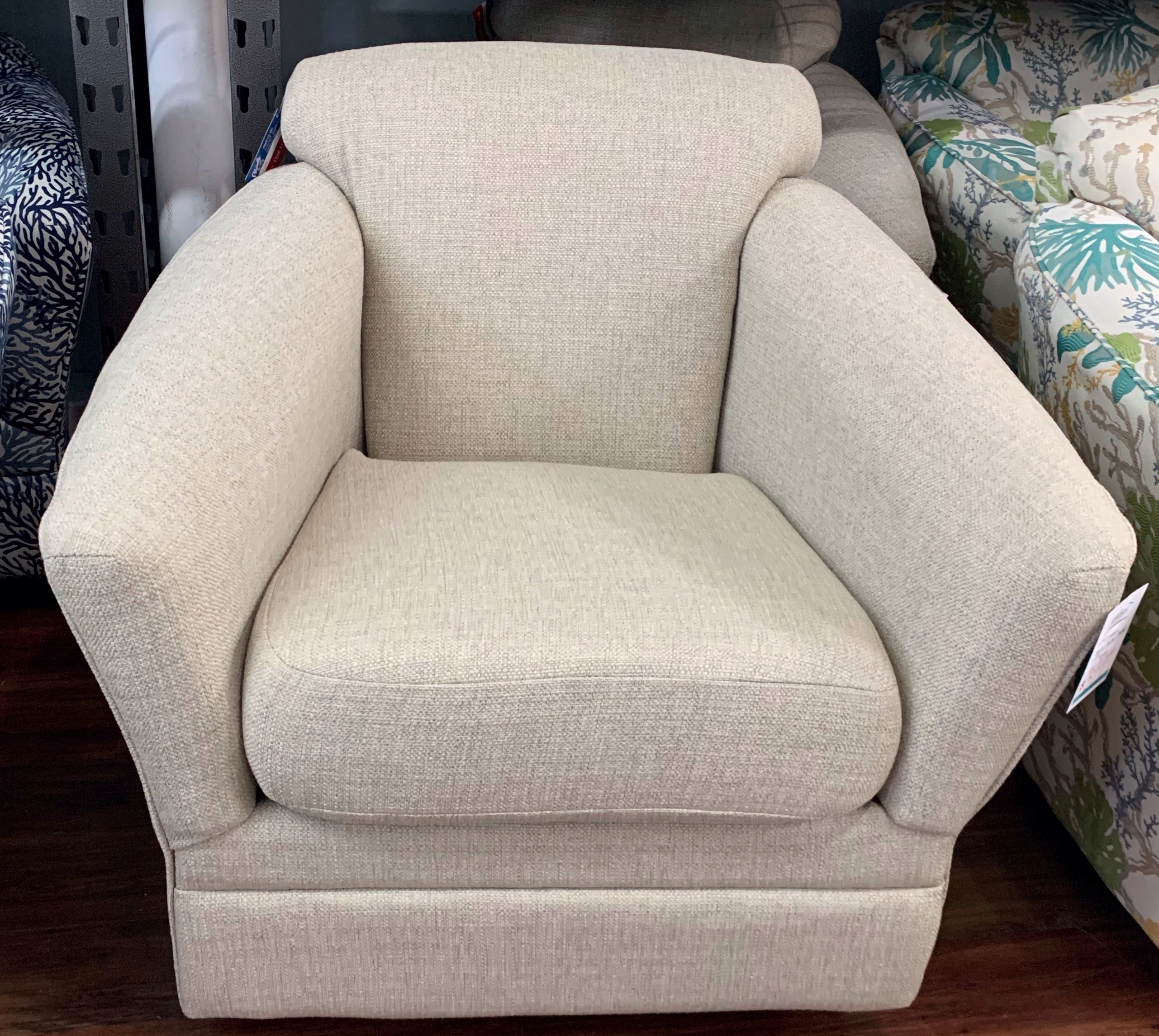 Custom Swivel Glider Barrel Chair - Atlantic Fine Furniture Inc