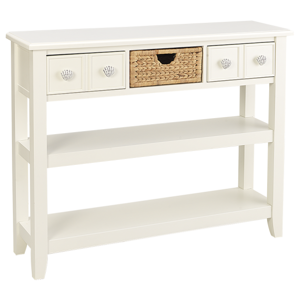 Islamorada Entry Table - White - Atlantic Fine Furniture Inc