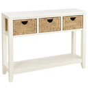 Plantation Entry Table - White - Atlantic Fine Furniture Inc