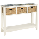 Plantation Entry Table with Top Painting - Atlantic Fine Furniture Inc