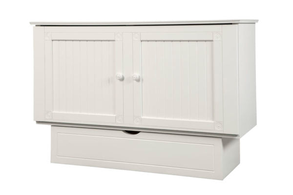 Cottage Cabinet Bed - White - Atlantic Fine Furniture Inc