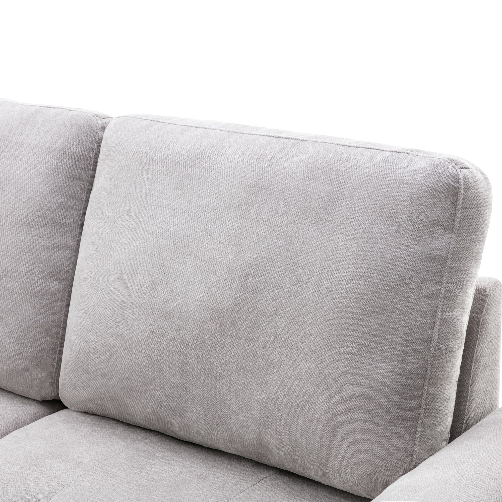 Orisfur. 86" Sleeper Sectional Sofa, L-Shape Corner Couch Sofa-Bed with Storage Ottoman &  Hidden Arm Storage for Living Room Apartment - Atlantic Fine Furniture Inc