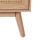 Mermeros TV Stand for TVs up to 65" with Three Doors - Atlantic Fine Furniture Inc