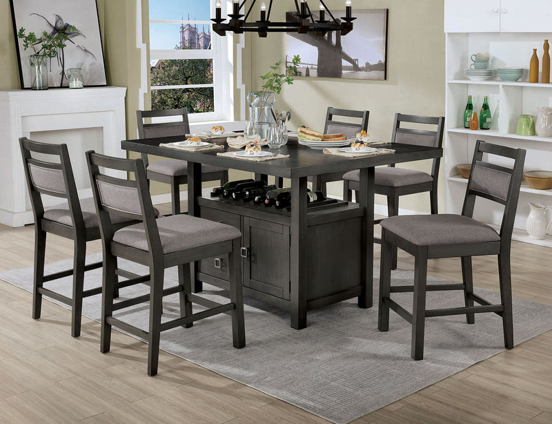 Vicky - Counter Height Dining Table - Gray