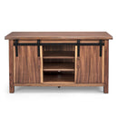 Forest Retreat - Entertainment Center - Brown, Dark - 32" - Atlantic Fine Furniture Inc