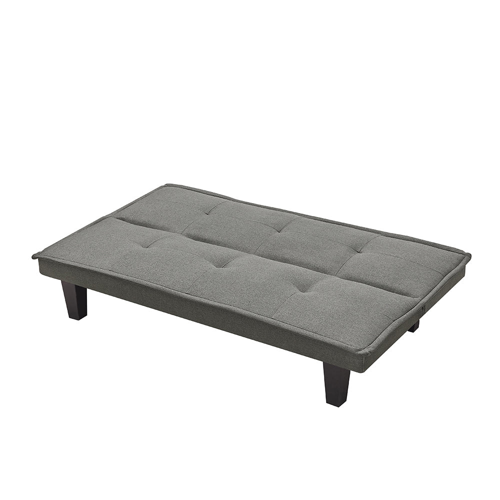 Modern Fabric Futon Sofa Bed , Convertible Folding Futon Sofa Bed Sleeper for Home Living Room .（Light Grey ） - Atlantic Fine Furniture Inc