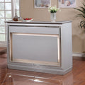 Alena - Bar Table w/ LED Touch Light & Mirror