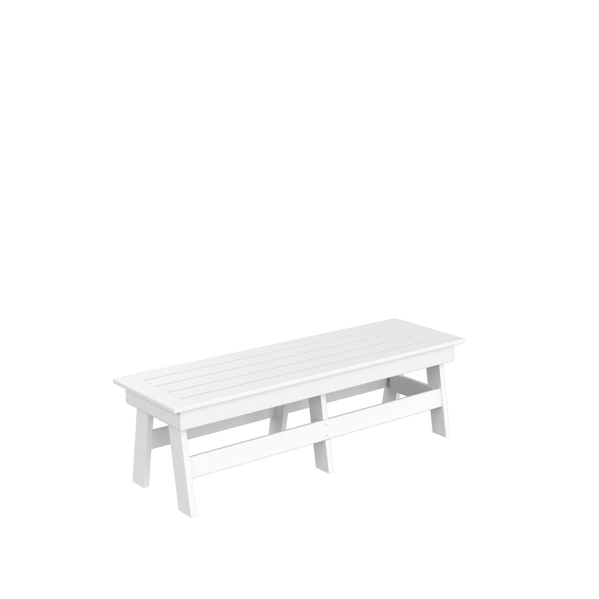 HDPE Dining  Bench, White - Atlantic Fine Furniture Inc
