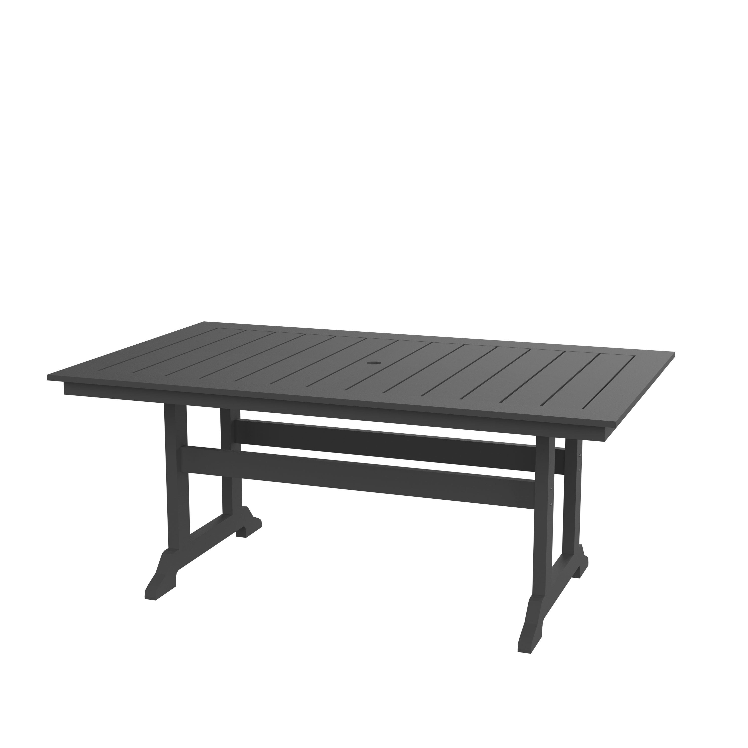 HDPE Dining Table, Gray - Atlantic Fine Furniture Inc