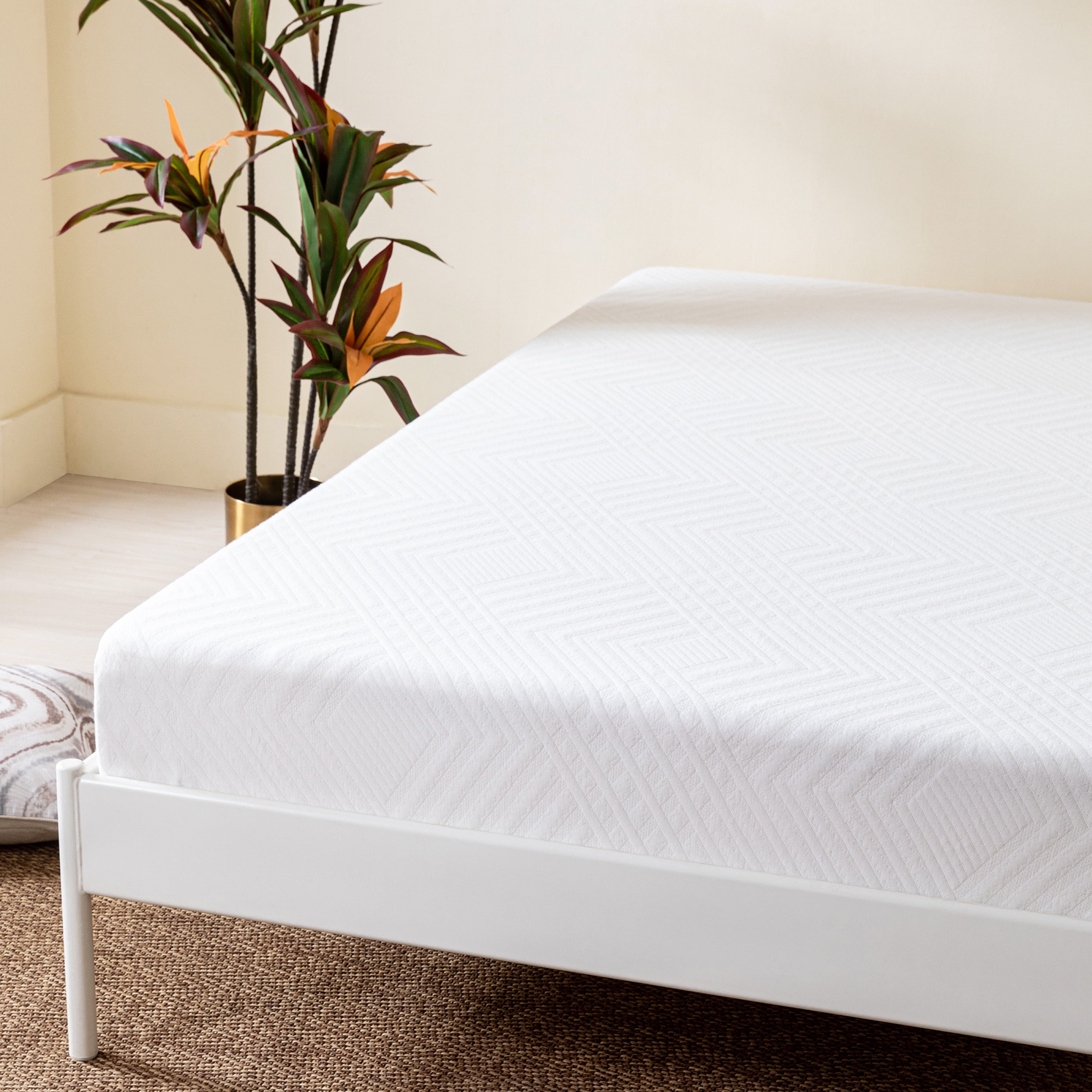 Green Tea Infused Memory Foam Queen Mattress, 8 inch Gel Memory Foam Mattress for a Cool Sleep, Bed in a Box - Atlantic Fine Furniture Inc