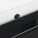 The television cabinet with an electronic fireplace，with Farmhouse Sliding Barn Door ,for TV up to +65 Inch Flat Screen Media Console Table Storage Cabinet Wood Entertainment Center Sturdy - Atlantic Fine Furniture Inc