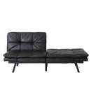 Convertible Memory Foam Futon Couch Bed, Modern Folding Sleeper Sofa-SF267PUBK - Atlantic Fine Furniture Inc