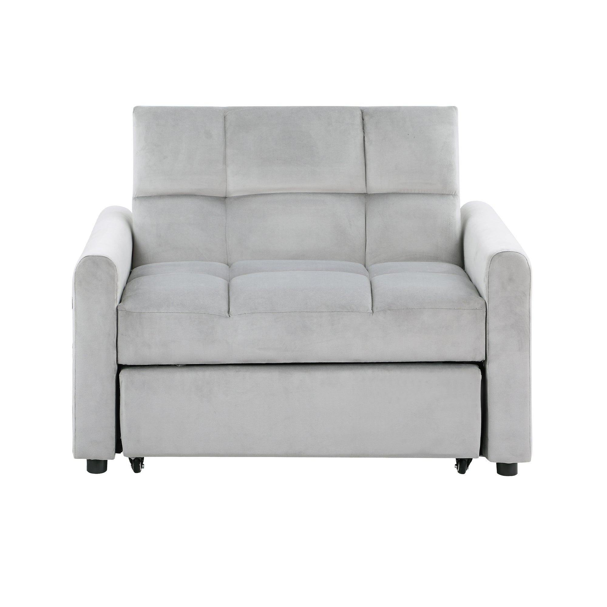 Orisfur. 50" Convertible Sleeper Bed, Adjustable Oversized Armchair  with Dual USB Ports for Small Space - Atlantic Fine Furniture Inc