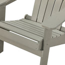 Elymus Outdoor 3 Pieces Plastic Adirondack Chair with Table - Atlantic Fine Furniture Inc