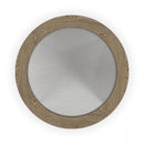 Melody - Round Coffee Table With Casters - White