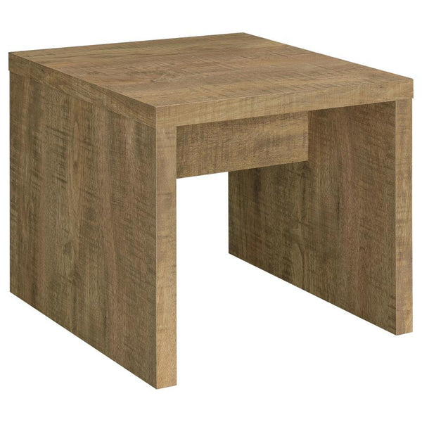 Lynette - Square Engineered Wood End Table - Mango
