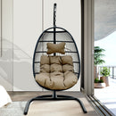 egg shape SINGLE SWING chair for garden patio - Atlantic Fine Furniture Inc