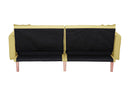 FUTON SLEEPER SOFA WITH 2 PILLOWS YELLOW FABRIC（same as W223S00033、W223S00584、W223S00993） - Atlantic Fine Furniture Inc