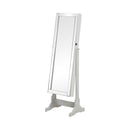 Yvonne - Cheval Mirror With Jewelry Storage - Dove Gray - Atlantic Fine Furniture Inc
