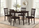 Gomez - 5 Piece Rectangular Dining Table Set - Cappuccino - Atlantic Fine Furniture Inc