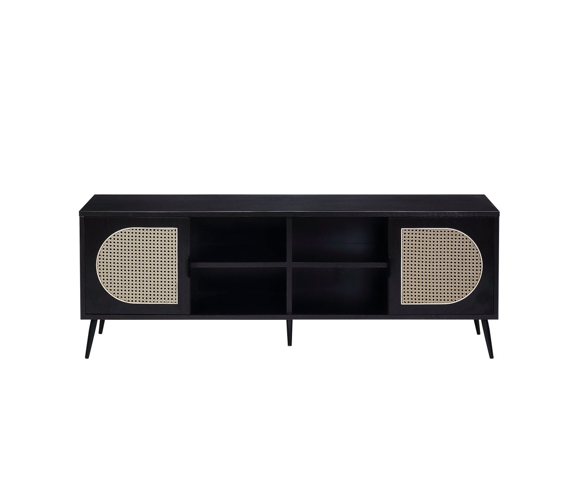 ACME Colson TV Stand, Black Finish LV01080 - Atlantic Fine Furniture Inc