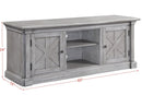 ACME Lucinda TV Stand, Gray Oak 91612 - Atlantic Fine Furniture Inc