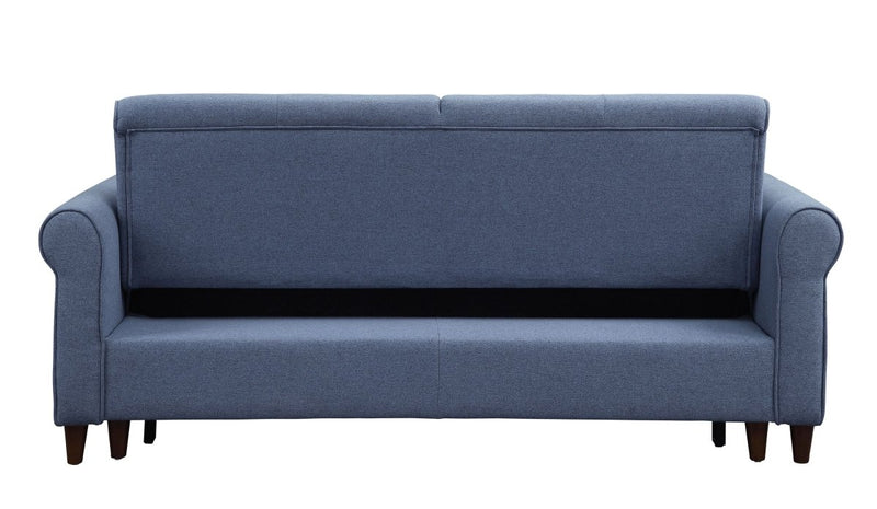 ACME Nichelle Sleeper Sofa, Blue Fabric 55565 - Atlantic Fine Furniture Inc