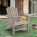 Classic Outdoor Adirondack Chair for Garden Porch Patio Deck Backyard, Weather Resistant Accent Furniture - Atlantic Fine Furniture Inc