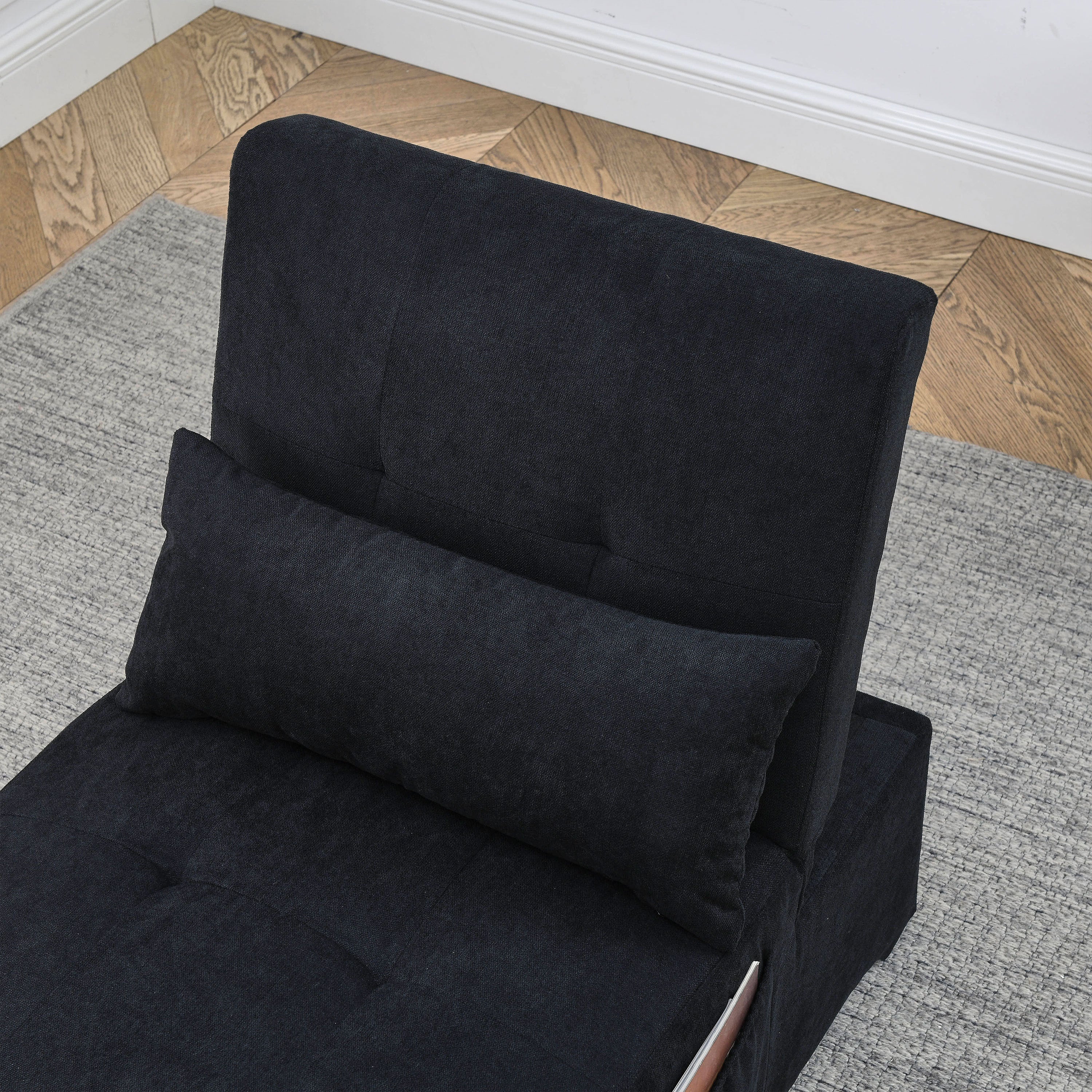 [Video] Welike 24.5"W Sleeper sofa bed, convertible chair 4 in 1 multifunctional folding sleeper sofa bed pull out sleeper sofa bed with adjustable backrest, single bed chair for small spaces - Atlantic Fine Furniture Inc